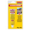 Silikon uniwersalny biały SOUDAL o utwardzaniu kwaśnym 60 gr tubka