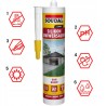 Uniwersalny silikon SOUDAL o utwardzaniu kwaśnym czarny 280 ml