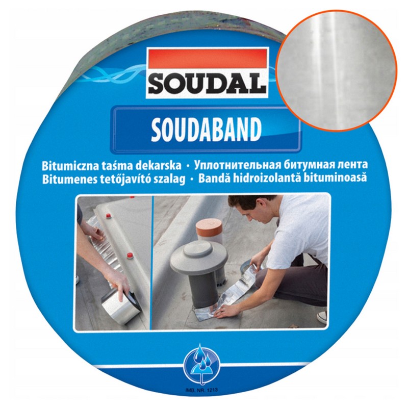 Aluminiowa dekarska taśma uszczelniająca SOUDAL 15 cm x 10 m
