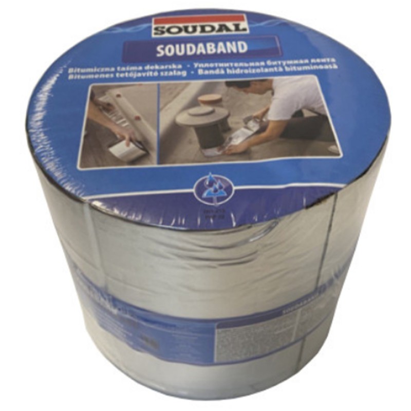 Aluminiowa dekarska taśma uszczelniająca SOUDAL 15 cm x 10 m