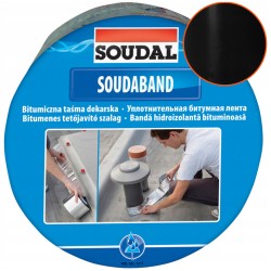 Grafitowa dekarska taśma uszczelniająca SOUDAL samowulkanizująca 10 cm x 10 m