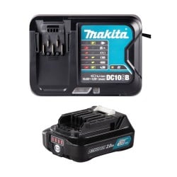 Zestaw COMBO Makita CLX245SAX1 CXT 12V (Odkurzacz CL108FD + Dmuchawa UB100D) 1x2Ah ładowarka torba