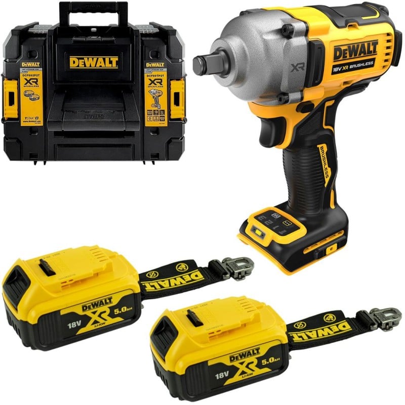 Klucz udarowy 1/2 812Nm 2x5Ah DeWALT DCF891P2LRT