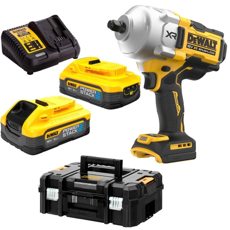 Klucz udarowy 18V 1/2 2x5Ah PS DeWALT DCF961H2T-QW