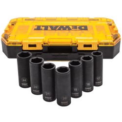 Klucz udarowy 18V 950Nm 2x5Ah DeWalt+klucze7cz