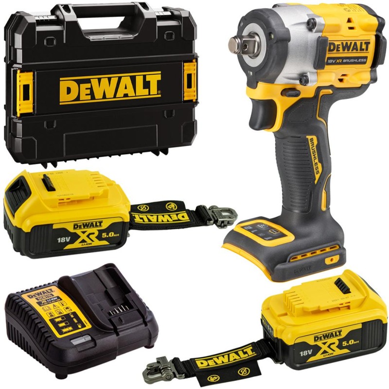 Klucz udarowy 406Nm 1/2' 2x5Ah DeWALT DCF921P2LRT