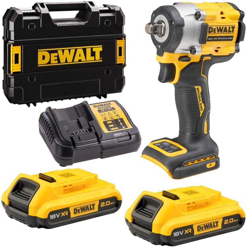 Klucz udarowy 18V 406Nm 1/2 2x2Ah DeWALT DCF921D2T