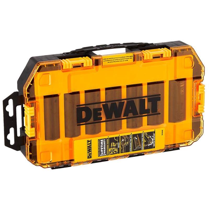 Klucz udarowy 18V 2x5Ah DeWalt+bezrękawnik+klucze7