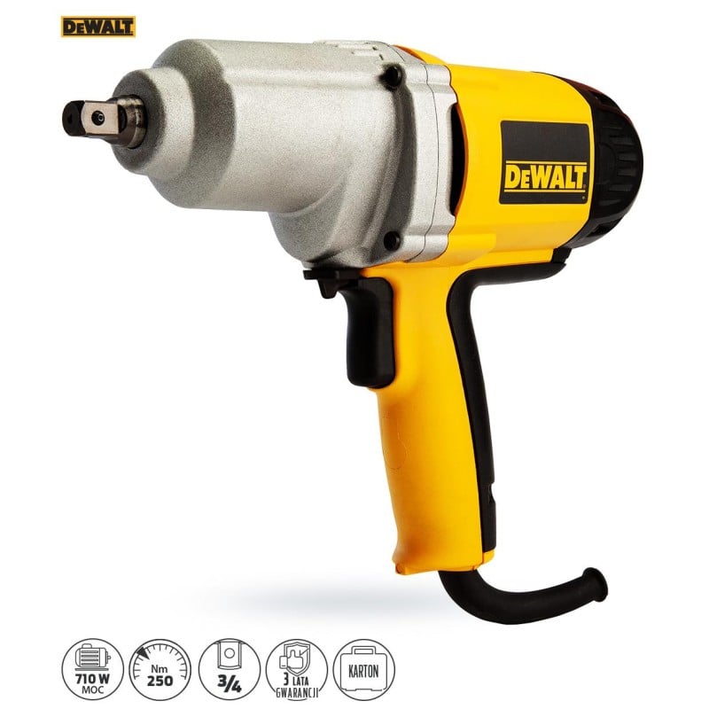 Klucz udarowy DEWALT DW294 250Nm 710W 3/4''