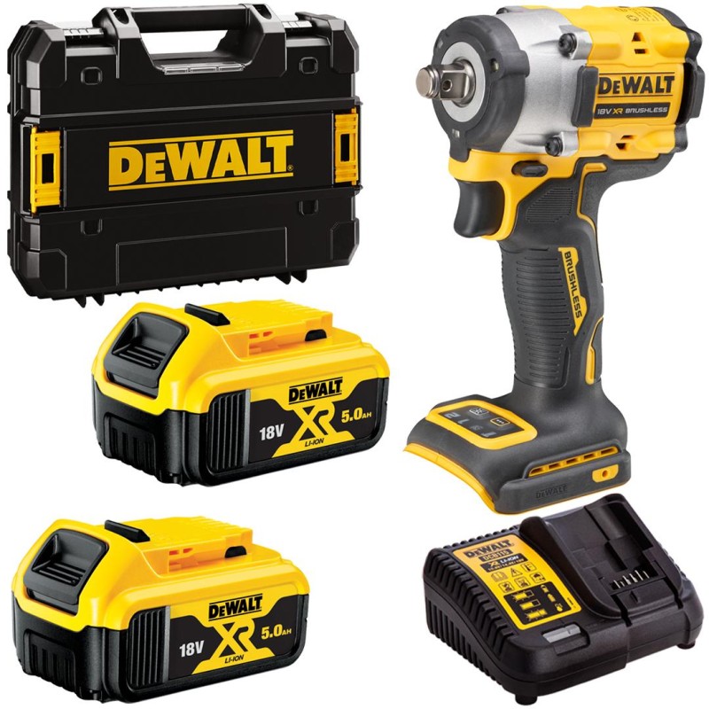 Klucz udarowy 18V 406Nm 1/2 2x5Ah DeWALT DCF921P2T