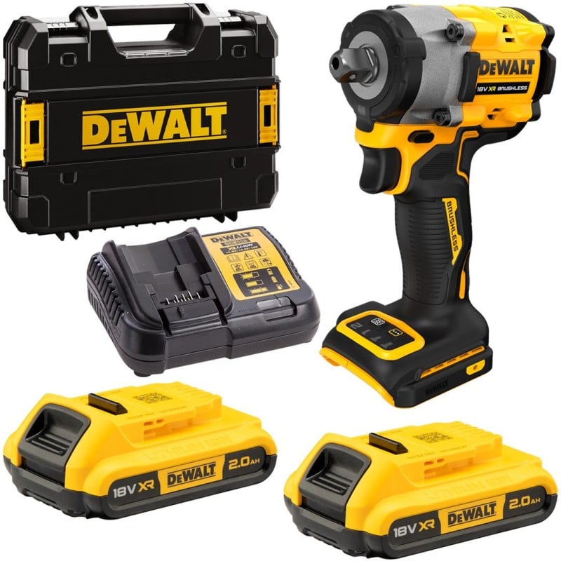 Klucz udarowy 18V 406Nm 4-biegi 1/2'' 2x2Ah DeWALT