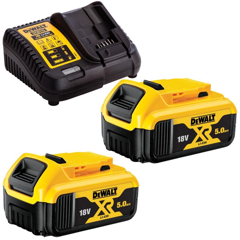Klucz udarowy 18V 950Nm 1/2 2x5Ah DeWalt+bezrękawn