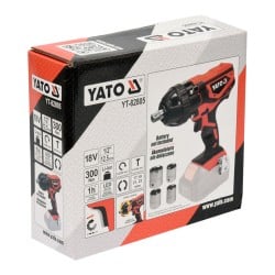 Klucz udarowy YATO YT-82805 Li-Ion 18V 1/2" 300Nm BODY