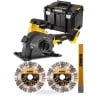Bruzdownica DEWALT DCG200NT 54V BL125mm body TSTAK