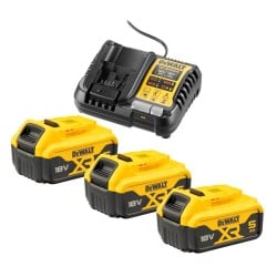 Zestaw DeWALT DCK429P3T-QW 18V 3x5Ah BL DCD805+DCG405+DCH273+DCF850, 2 walizki