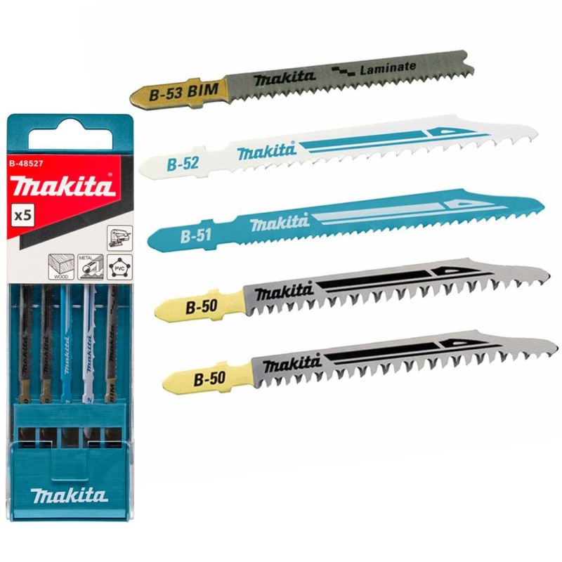Komplet brzeszczotów do wyrzynarek Makita B-48527 5 sztuk