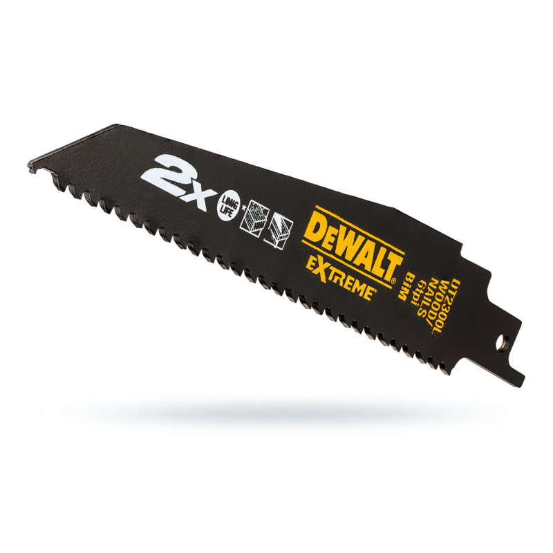Brzeszczot do pił szablastych drewno z gwoździami 152mm 4,2 5SZT DeWALT DT2300L 5 sztuk
