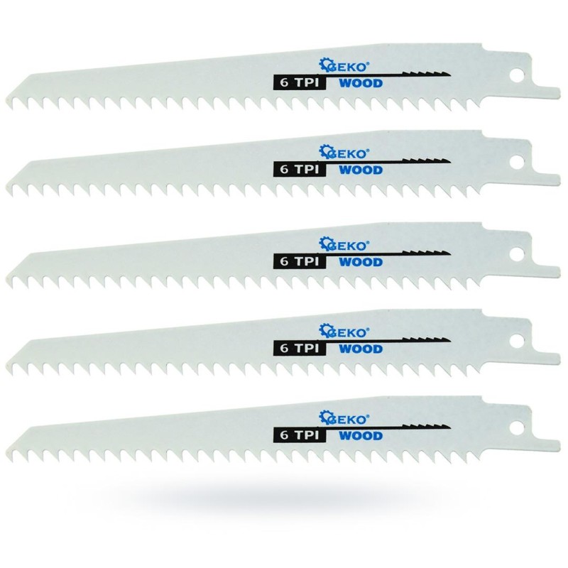 Brzeszczot GEKO G33130 do pił sza.150mm 6TPI 5szt