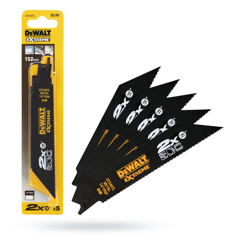Brzeszczot DEWALT DT2407L 152mm 1,4-1,8 5szt