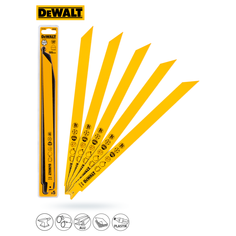 Brzeszczot DEWALT DT2355 305mm 1,8-2,5 5szt