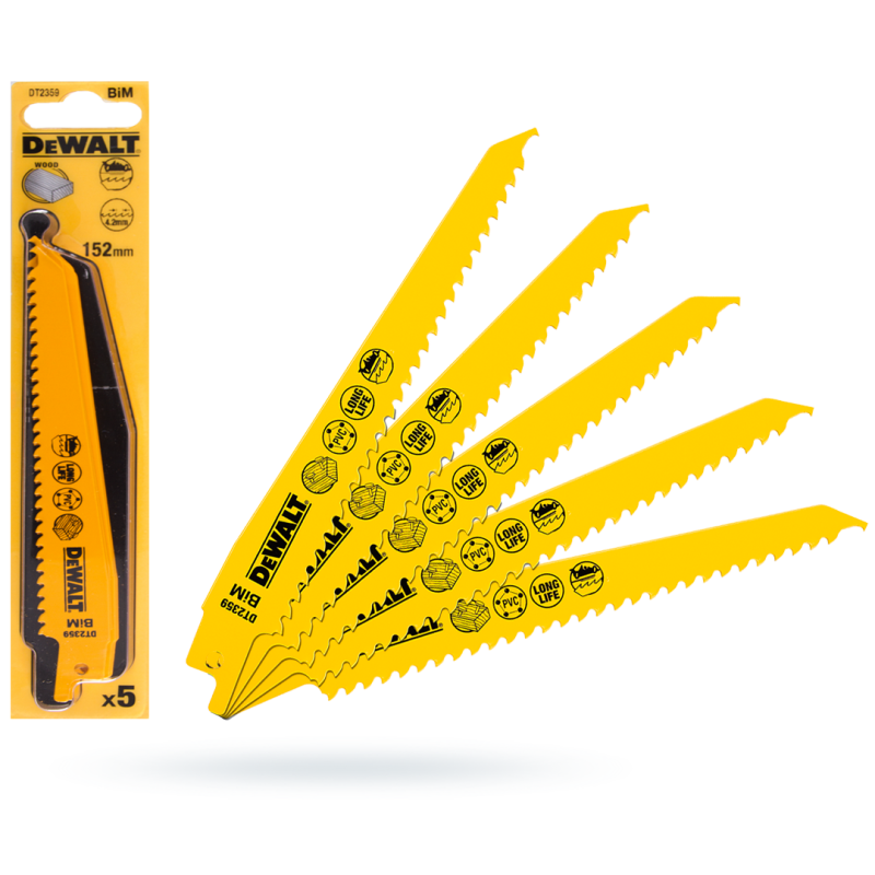 Brzeszczot DEWALT DT2349 228mm 3,6-5,1 5szt