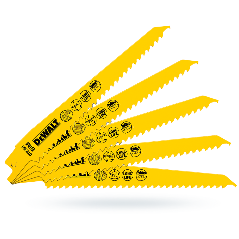 Brzeszczot DEWALT DT2349 228mm 3,6-5,1 5szt
