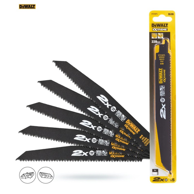 Brzeszczot do pił sza.152mm 4,2 (5SZT) DEWALT