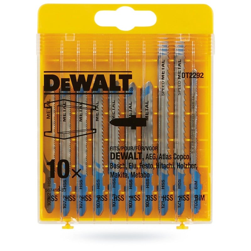 Brzeszczoty DeWalt DT2292 10szt metal wyrzynarki