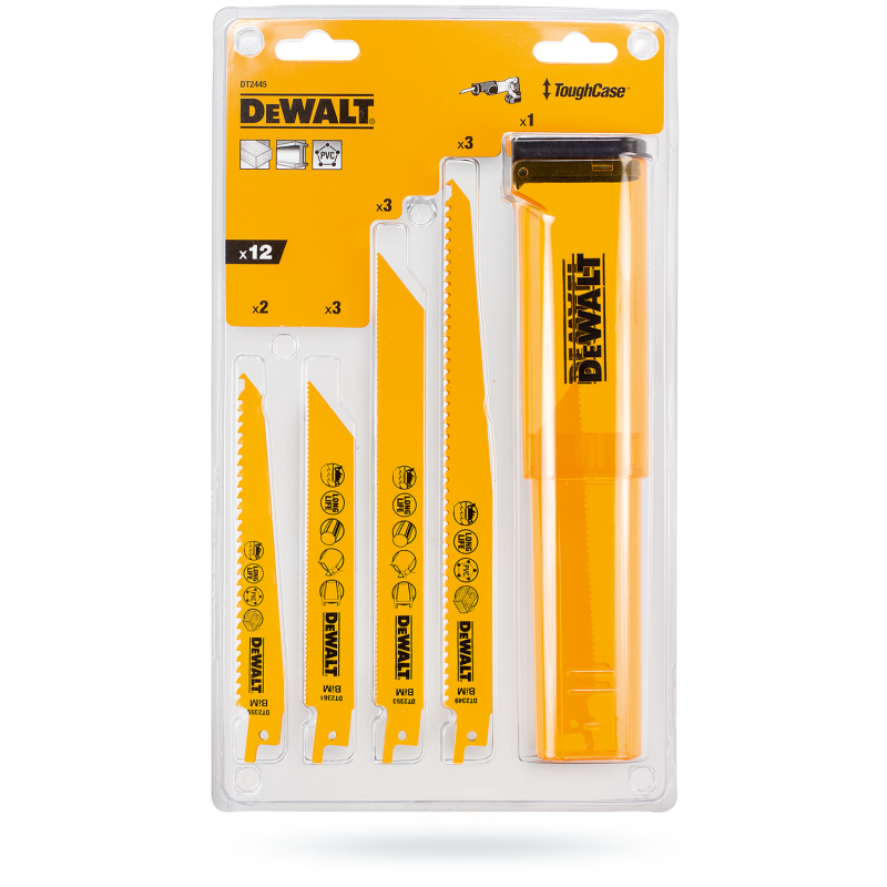 Brzeszczot DEWALT DT2445 do piły szablastej 12szt