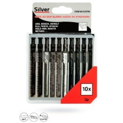 Brzeszczoty do wyrzynarki kpl 10szt SILVER S10790
