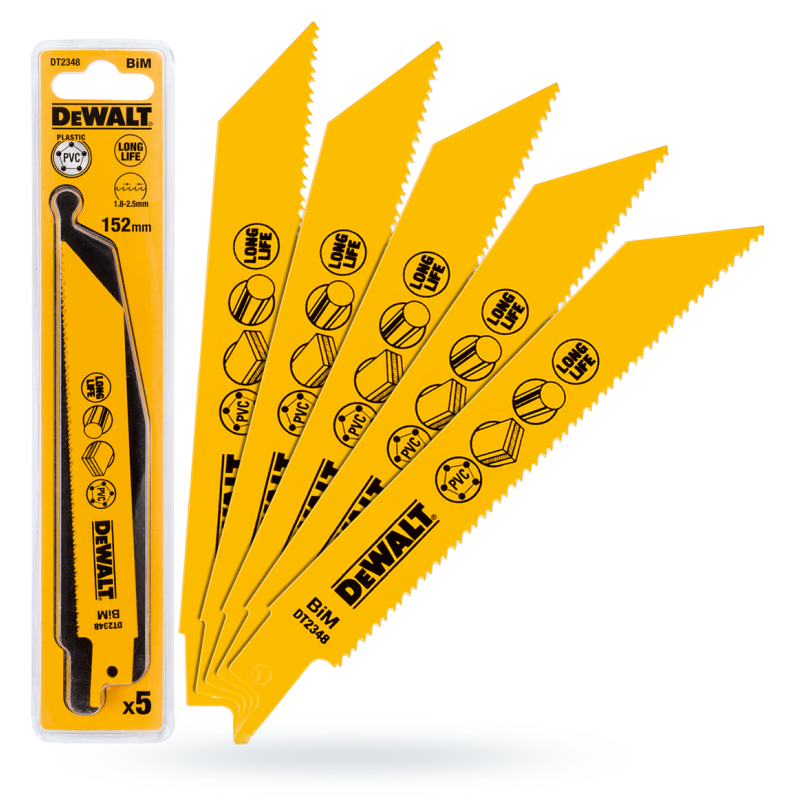 Brzeszczot DEWALT DT2348 152mm 1,8-2,5 5szt