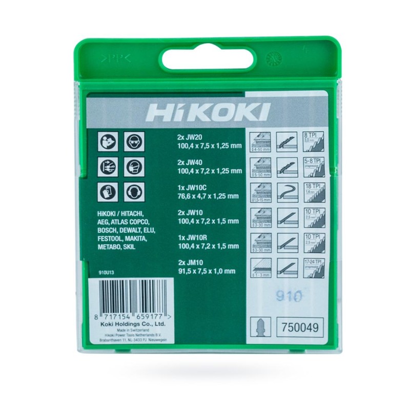 Brze.BOSCH zestaw 10 sztuk HiKOKI