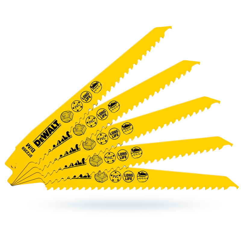 Brzeszczot DEWALT DT2359 152mm 3,6-5,1 5szt