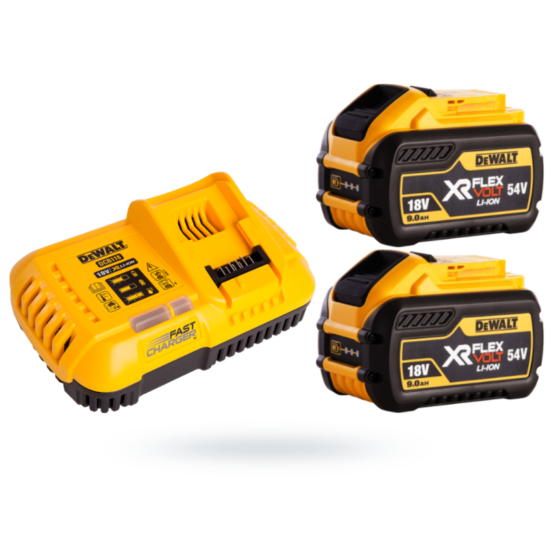 Zestaw DEWALT DCB118X2 ładowarka+ 2 aku 9Ah DCB547