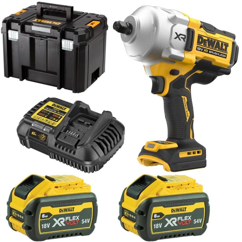 Klucz udarowy 18V 1/2'' 2x6Ah DeWALT DCF961T2