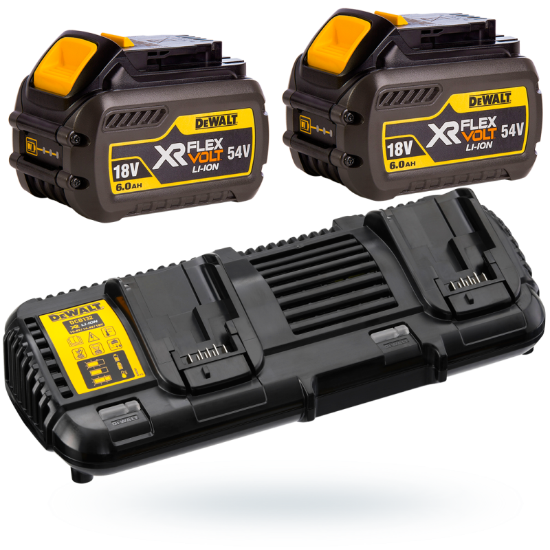 Zestaw Dewalt DCB132T2 ładowarka+ 2x6Ah DCB546