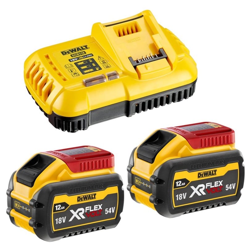 Ładowarka DCB118 + 2x DCB548 12Ah DeWALT FlexVolt