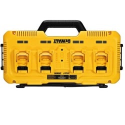 Zestaw zasilający DeWALT: ładowarka 4-portowa DCB104 + 2 akumulatory DCB546 6Ah