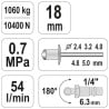 Nitownica pneumatyczna YATO YT-36171 2,4-5,0mm 1060kg
