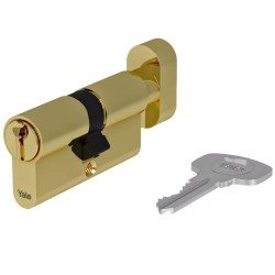 Wkładka z gałką do drzwi zamka 35G/30 mosiądz, Yale Assa Abloy