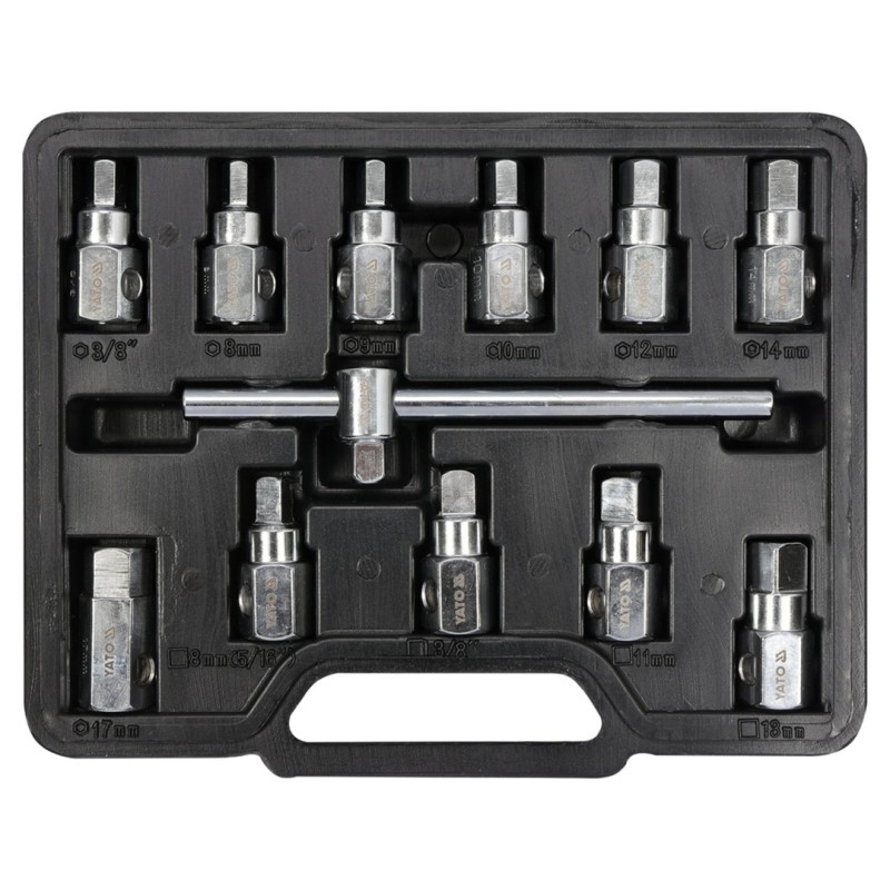 Zestaw kluczy do korków YATO YT-0600 3/8" 12 sztuk