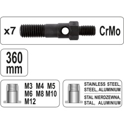 Nitownica ręczna do nitonakrętek M3-M12 YATO YT-36127