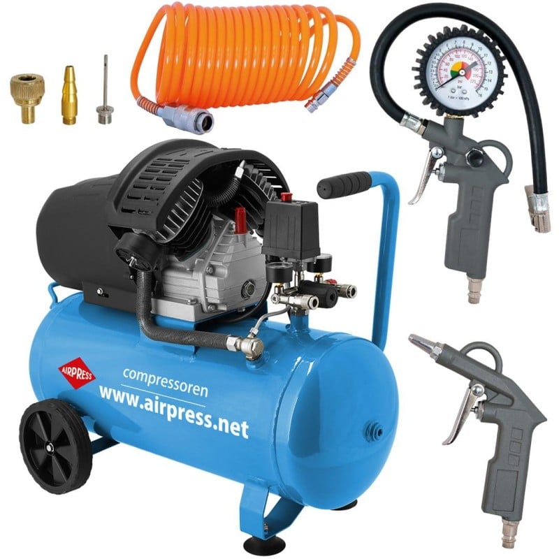 Kompresor olejowy 50l 3KM 8bar 230V AIRPRESS 36888