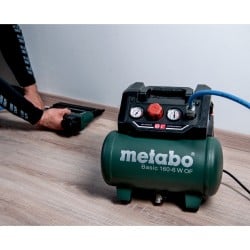 Kompresor bezolejowy Metabo BASIC 160-6 W OF 601501000 6L 8bar 0,9kW