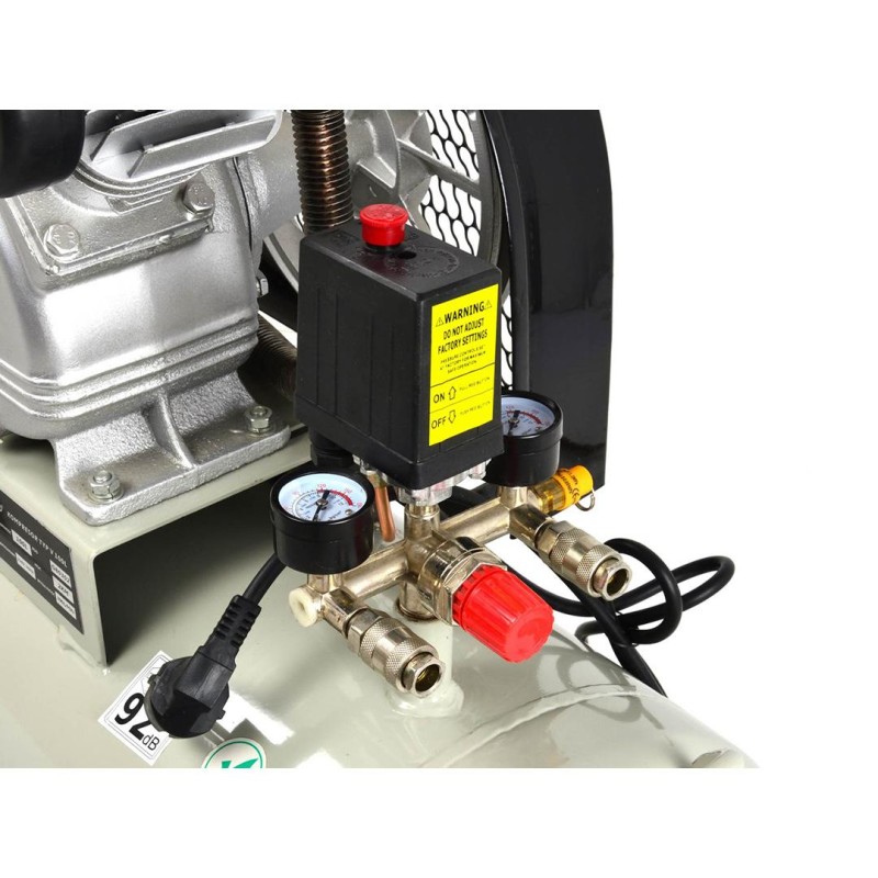 Kompresor/sprężarka Geko G80302 olejowy typ V 9bar 2KM / 1,5kW 390 l/min 100l