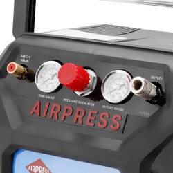 Kompresor przenośny, tłokowy, bezolejowy Airpress 36943 8 bar 1,5 KM / 1,1 kW 6l