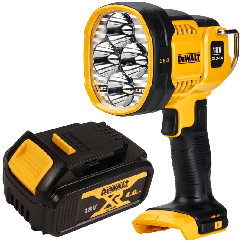 Latarka LED 18V DCL043 DeWALT + 1x4Ah DCB183