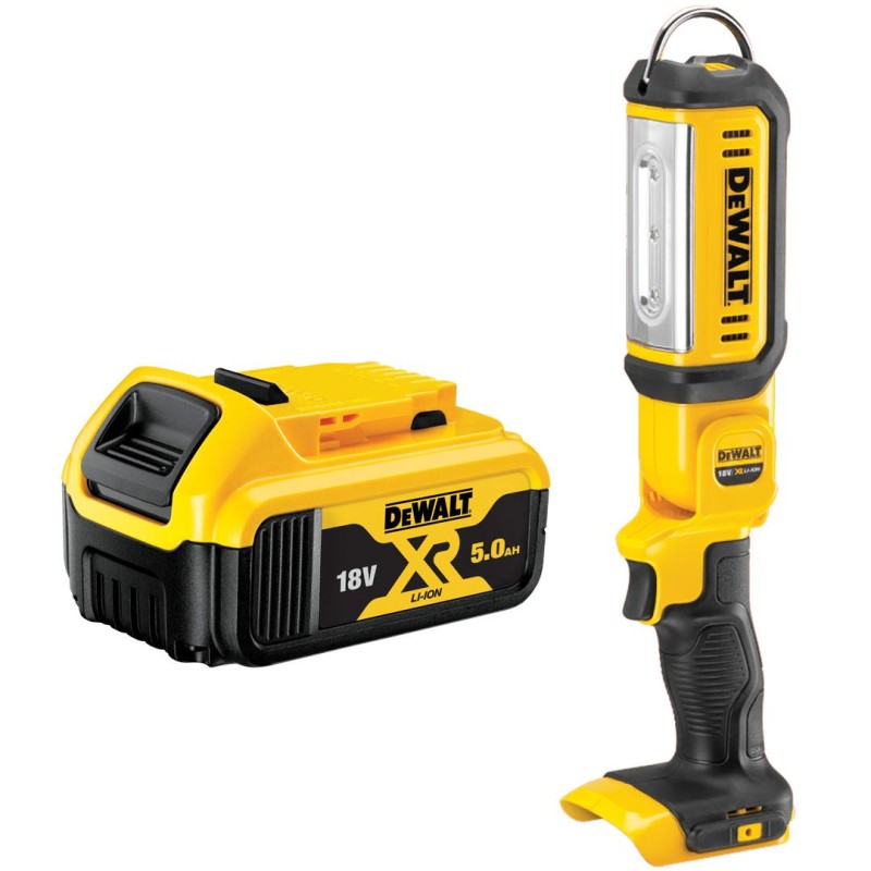 Latarka LED 18V DCL050 DeWALT + 1x4Ah DCB184