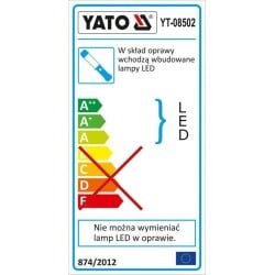 LAMPA WARSZT. 2IN1 LED MAGNET Aku Li-Ion