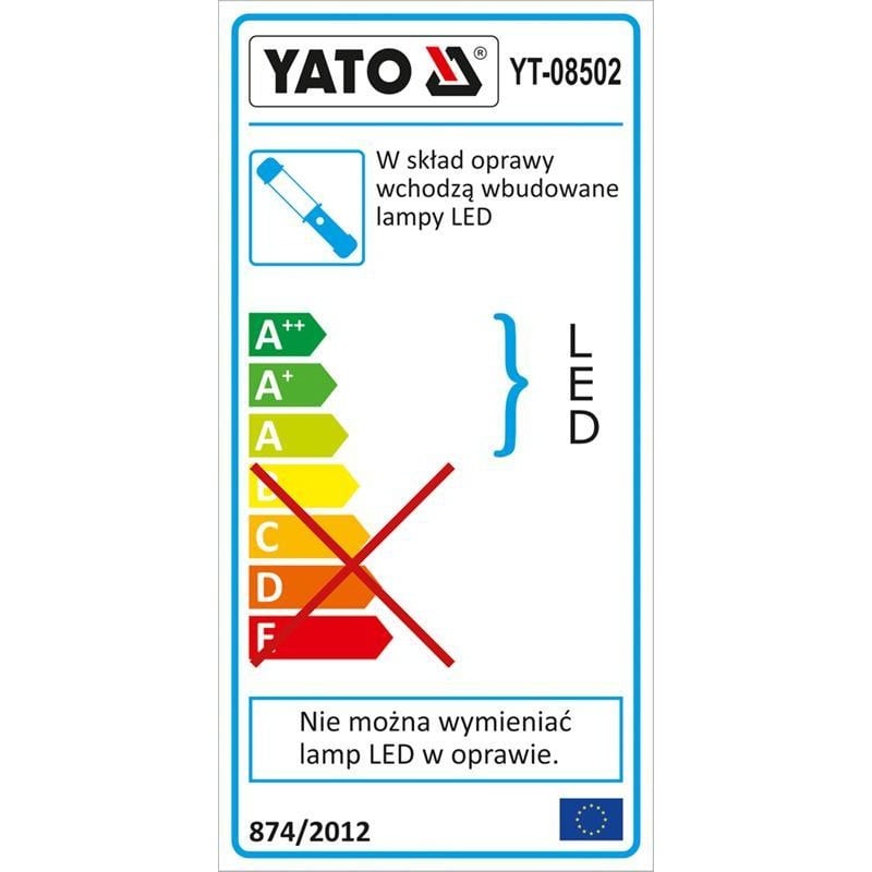 LAMPA WARSZT. 2IN1 LED MAGNET Aku Li-Ion